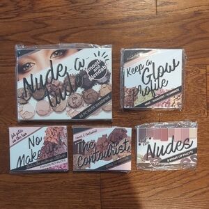 Nude Attitude Eyeshadow, Lip, Contour, Highlighter Palette by RueBeauty